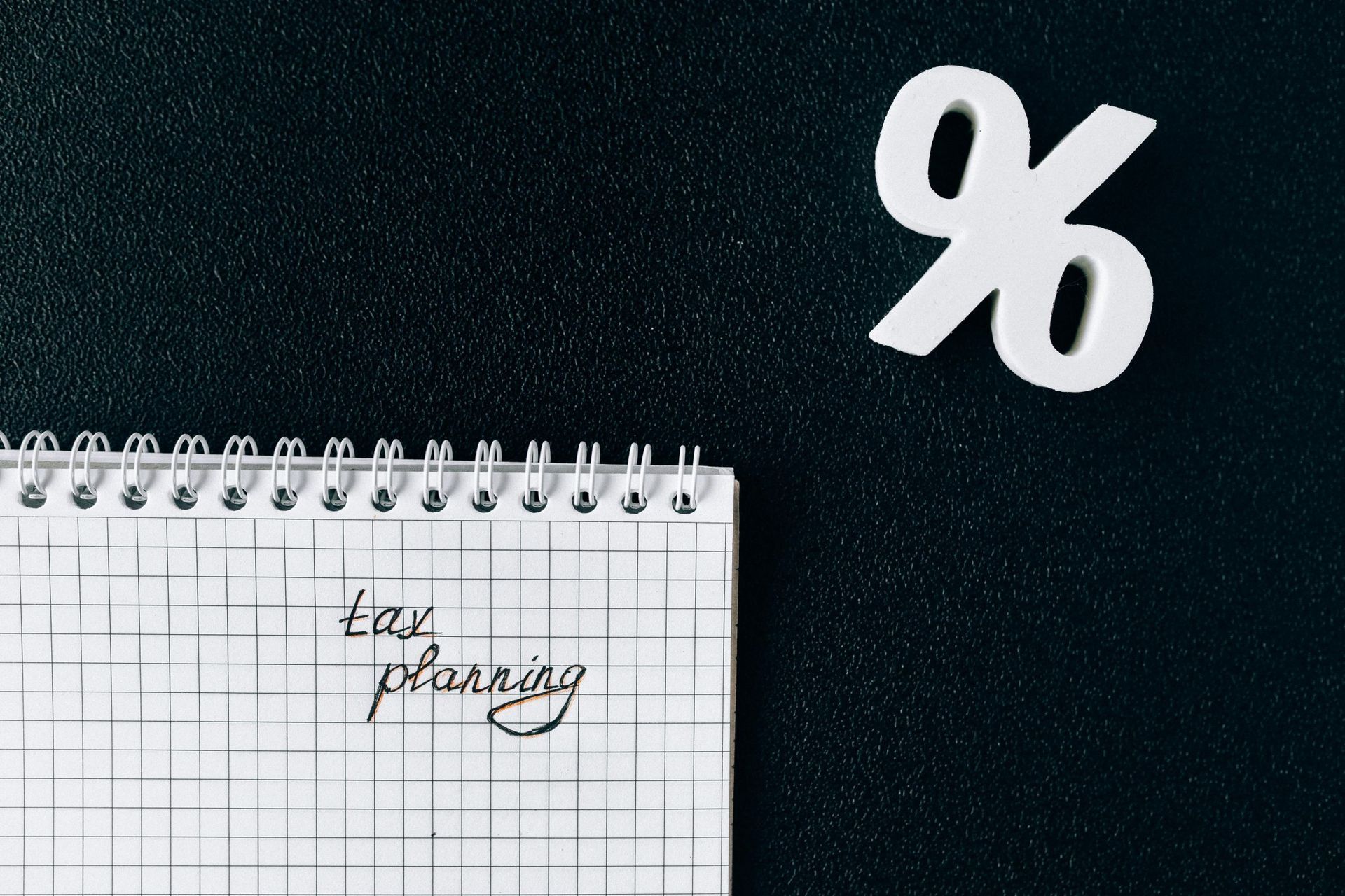 text tax planning written.