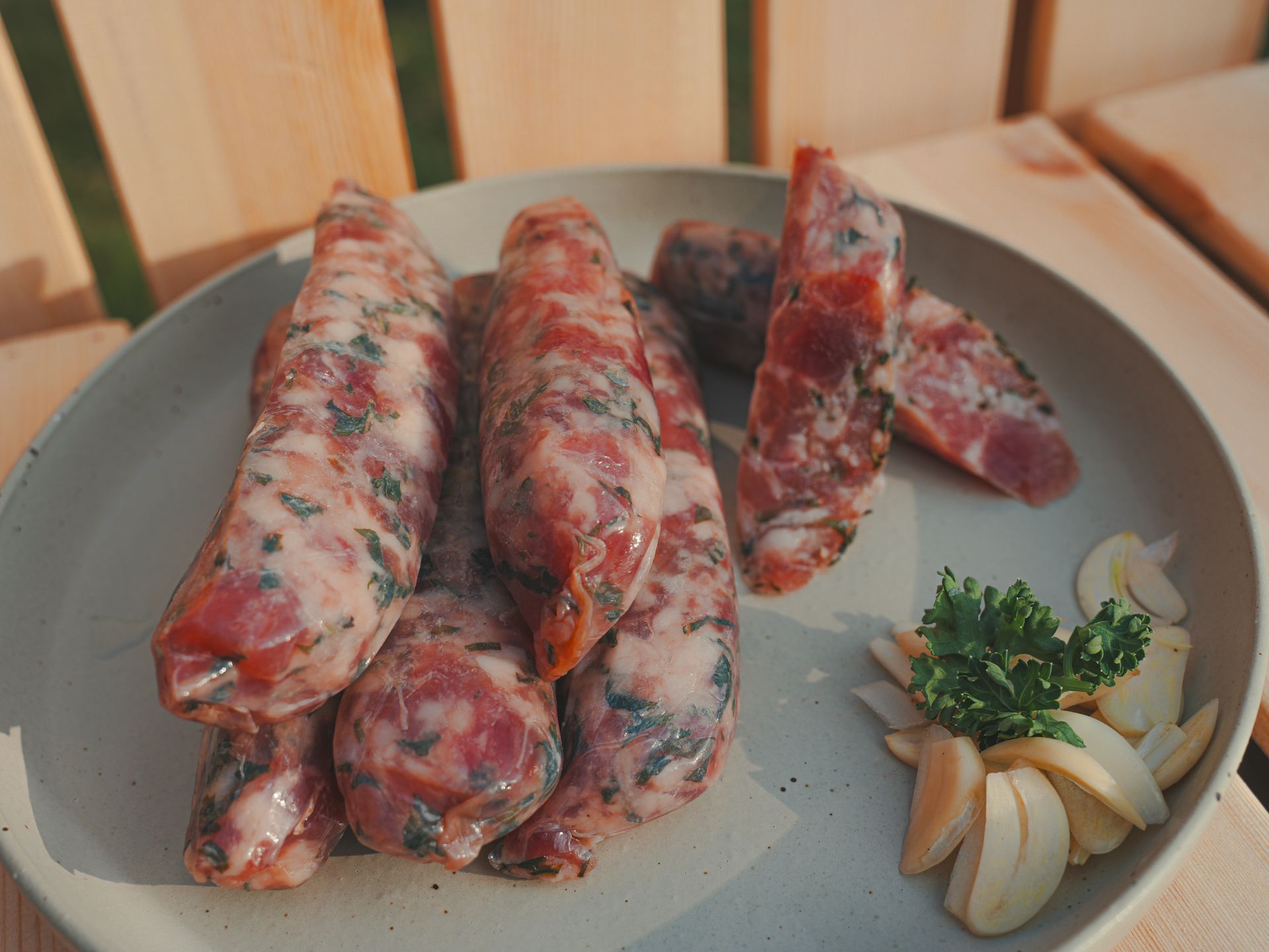 招牌九層塔香腸