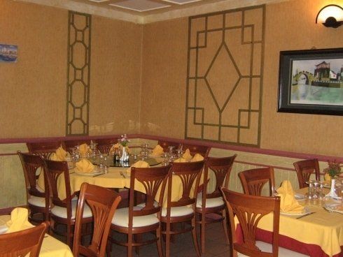 Sala interna della pizzeria