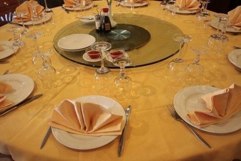 Dettaglio di un tavolo