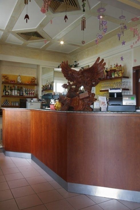 Bancone della pizzeria