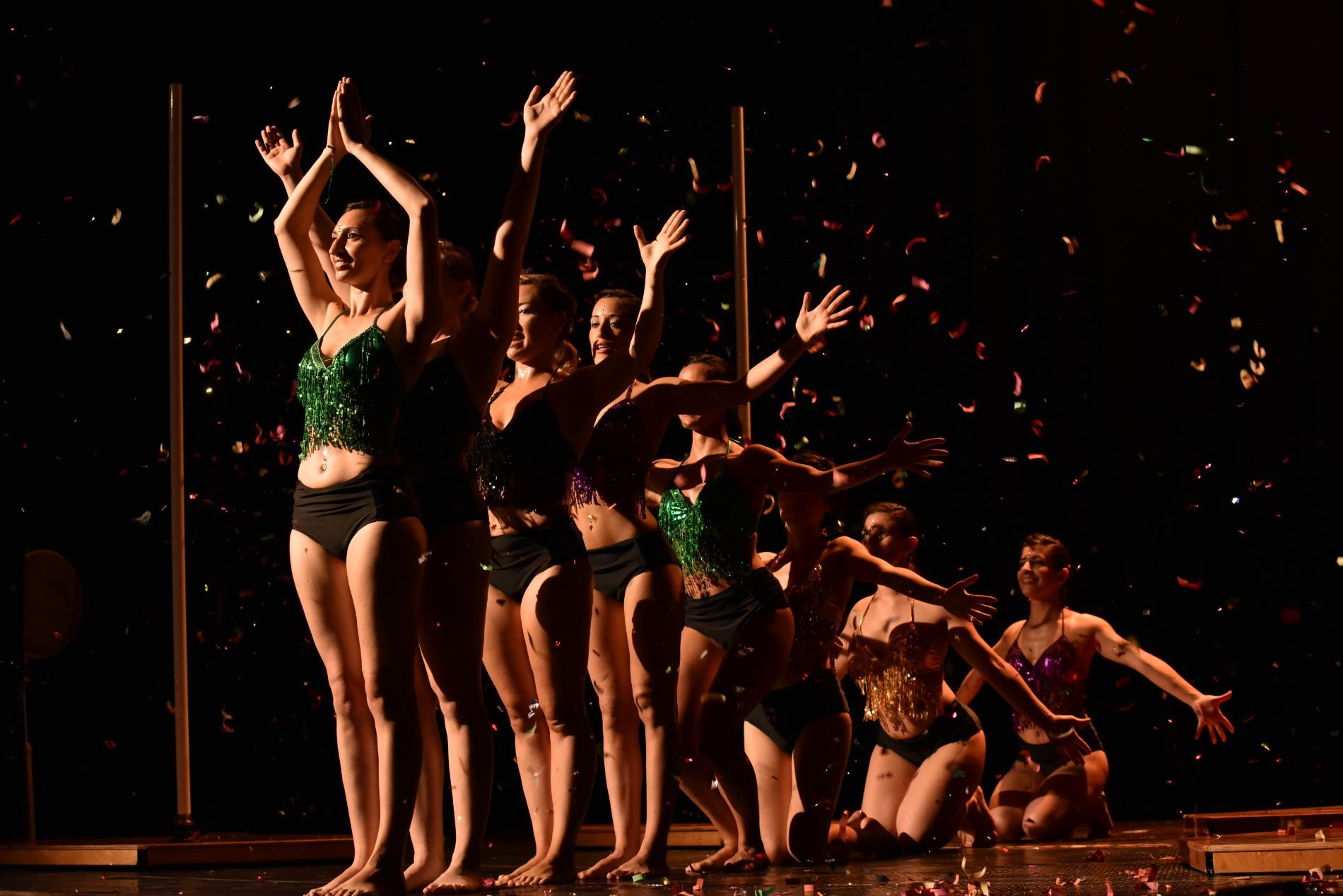 scatto di un servizio fotografico di una recita natalizia