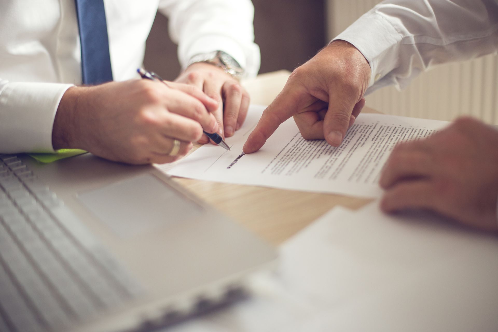 Discussing Contract — Cincinnati, OH — Lance S. Cox