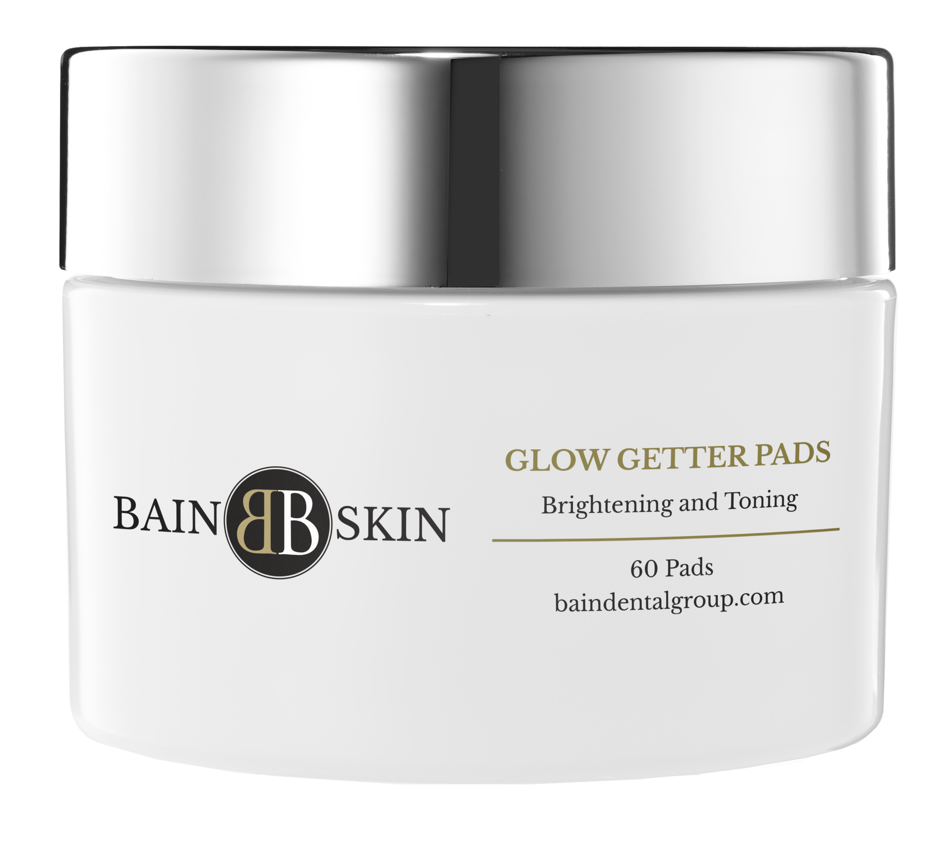 A jar of bain b skin glow getter pads