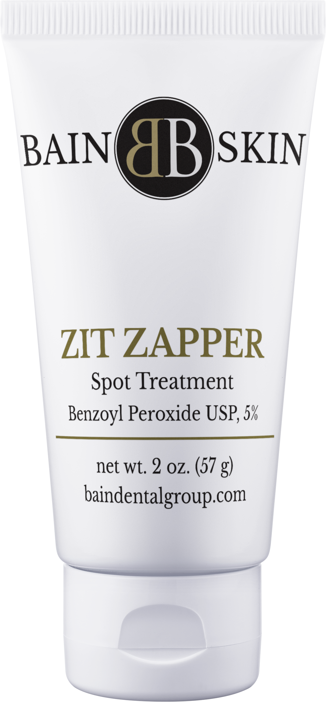 A tube of bain skin zit zapper spot treatment