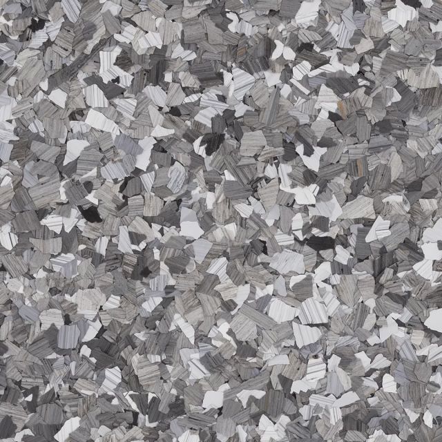 A close up of a pile of gray and white gravel.