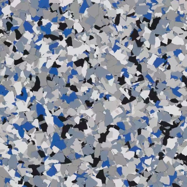 A close up of a blue , gray , white and black camouflage pattern.