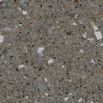 A close up of a marble floor with a lot of small stones on it.