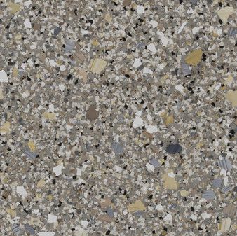 A close up of a floor with a lot of small stones on it.