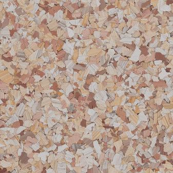 A close up of a pile of brown and white gravel.