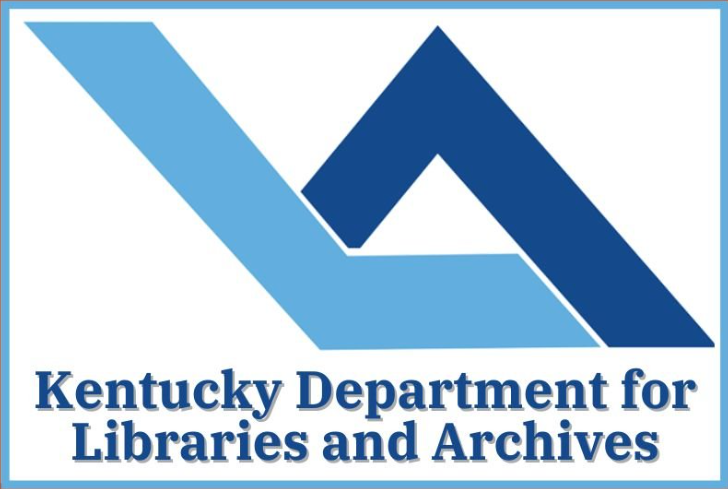 Logo: Blue and light blue stylized 