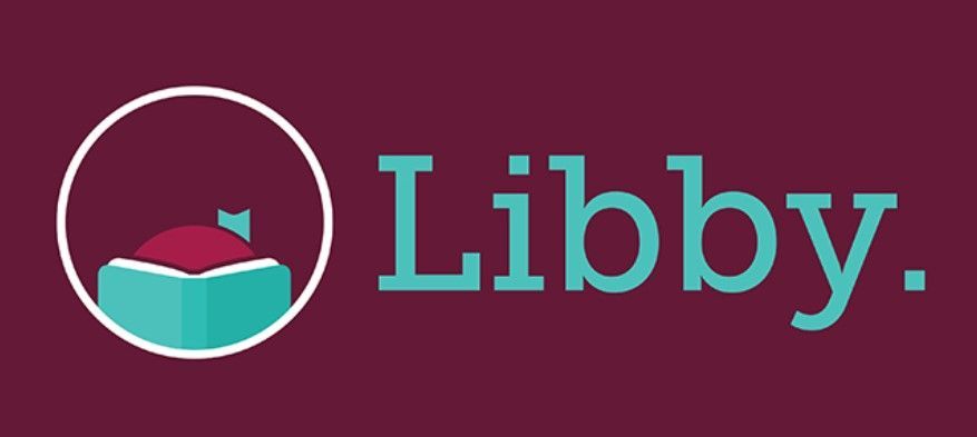 Libby logo: Turquoise text