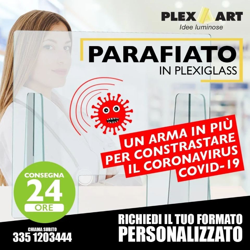 parafiato in plexiglass