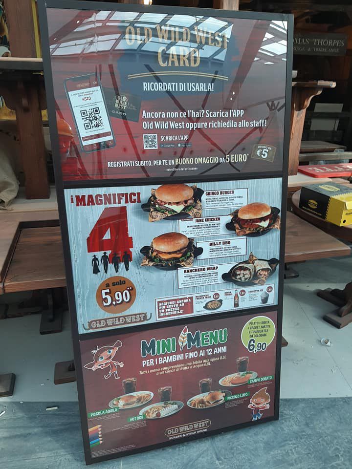 stampa grafiche menù