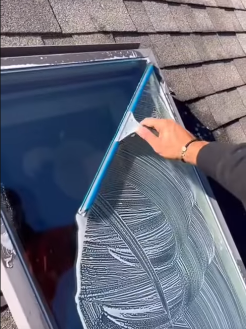 Cleaning Sklylight Window