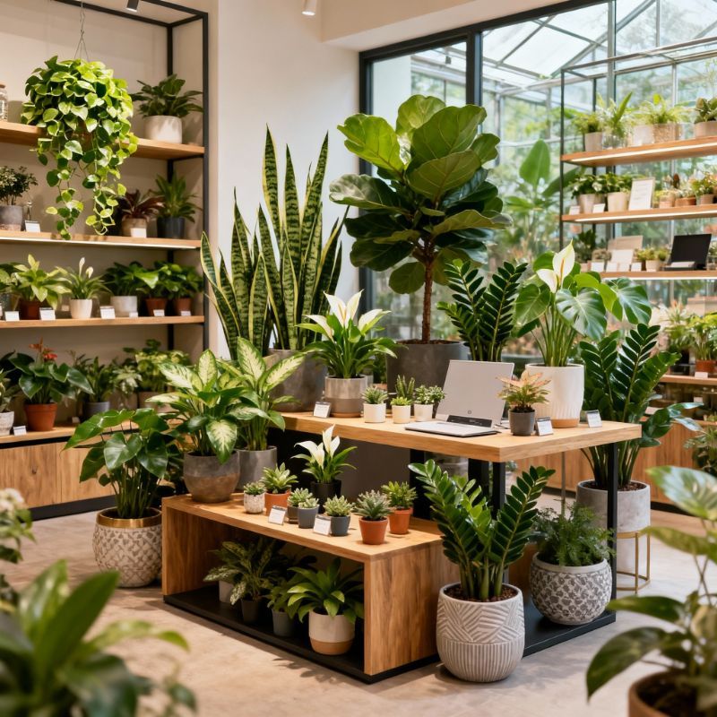 There is a small tree in the middle of the garden.