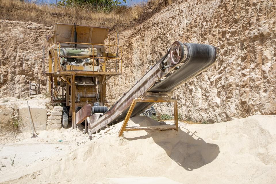 Macchinari di estrazione inerti