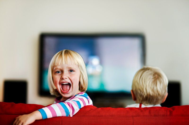 Two Children Watching TV — Mandurah, WA — Digitally Purr-Fect