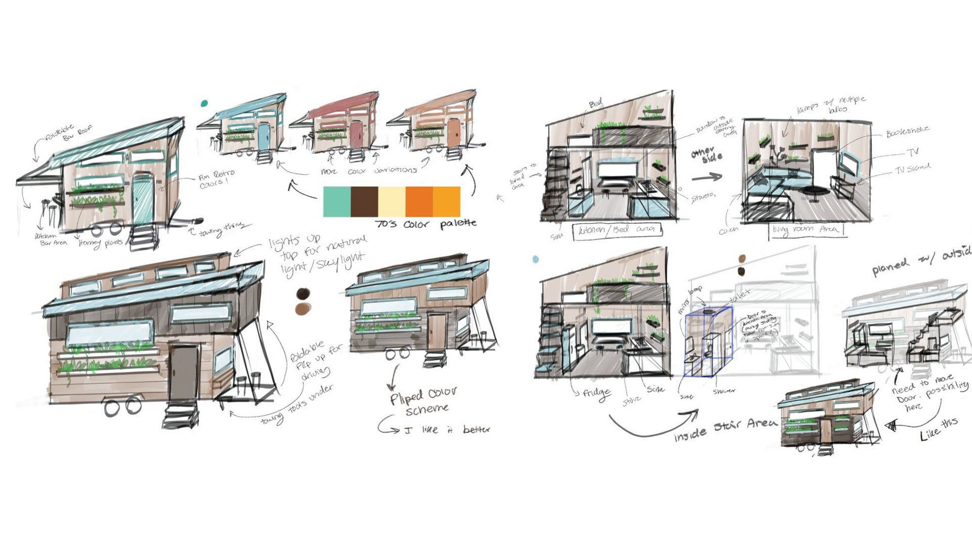 Initial Sketches for the RV design