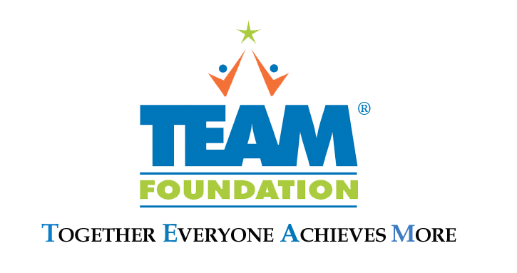 The team foundation logo says together everyone achieves more