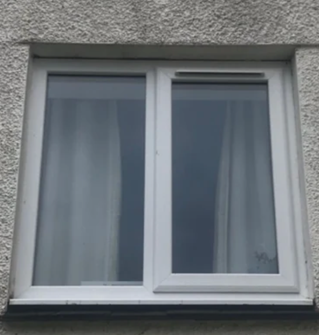 After picture of a window & upvc cleanse