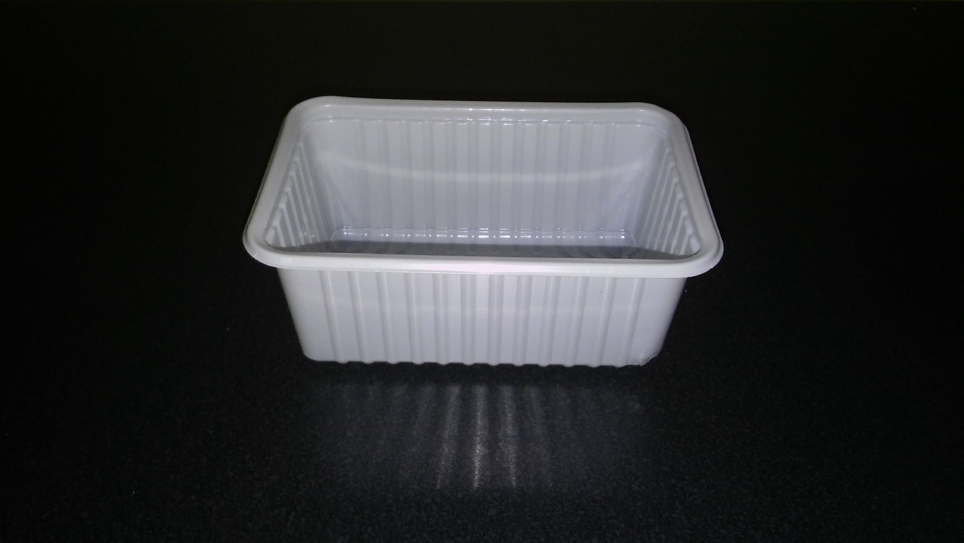 Vaschetta per alimenti in PS Colore Bianco