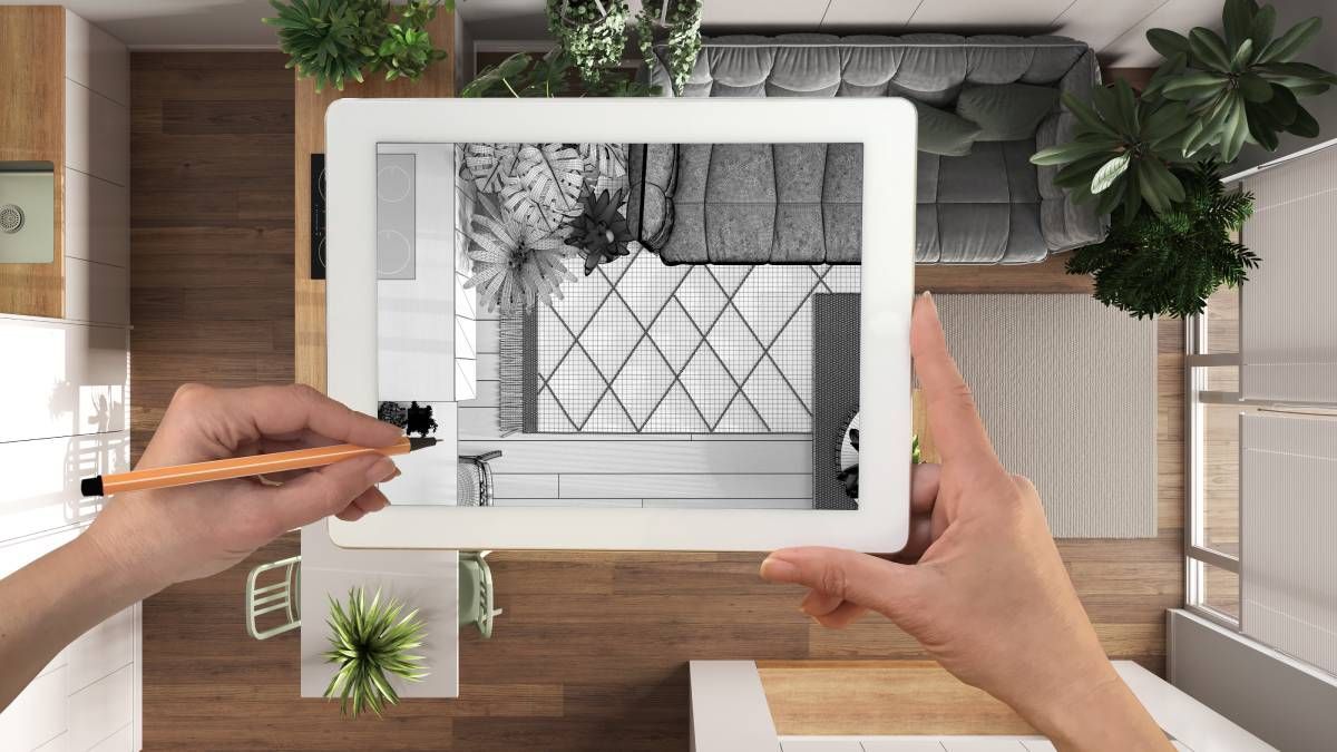 A CAD design overlaying the real space from the design near Sarasota, FL