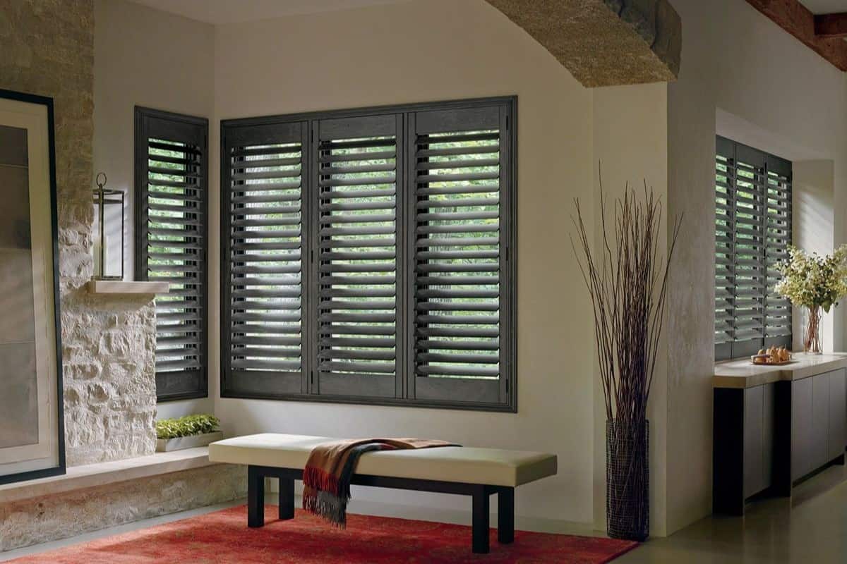 Best Cordless Window Treatments, Hunter Douglas Heritance® Hardwood Shutters, shutters near Sarasota, Florida (FL)