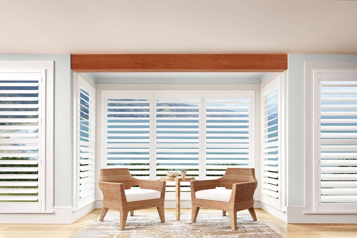 Shutters in sitting room near Sarasota, FL