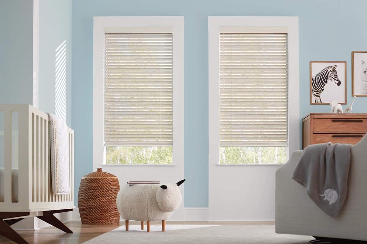 Hunter Douglas blinds on a window near Sarasota, FL