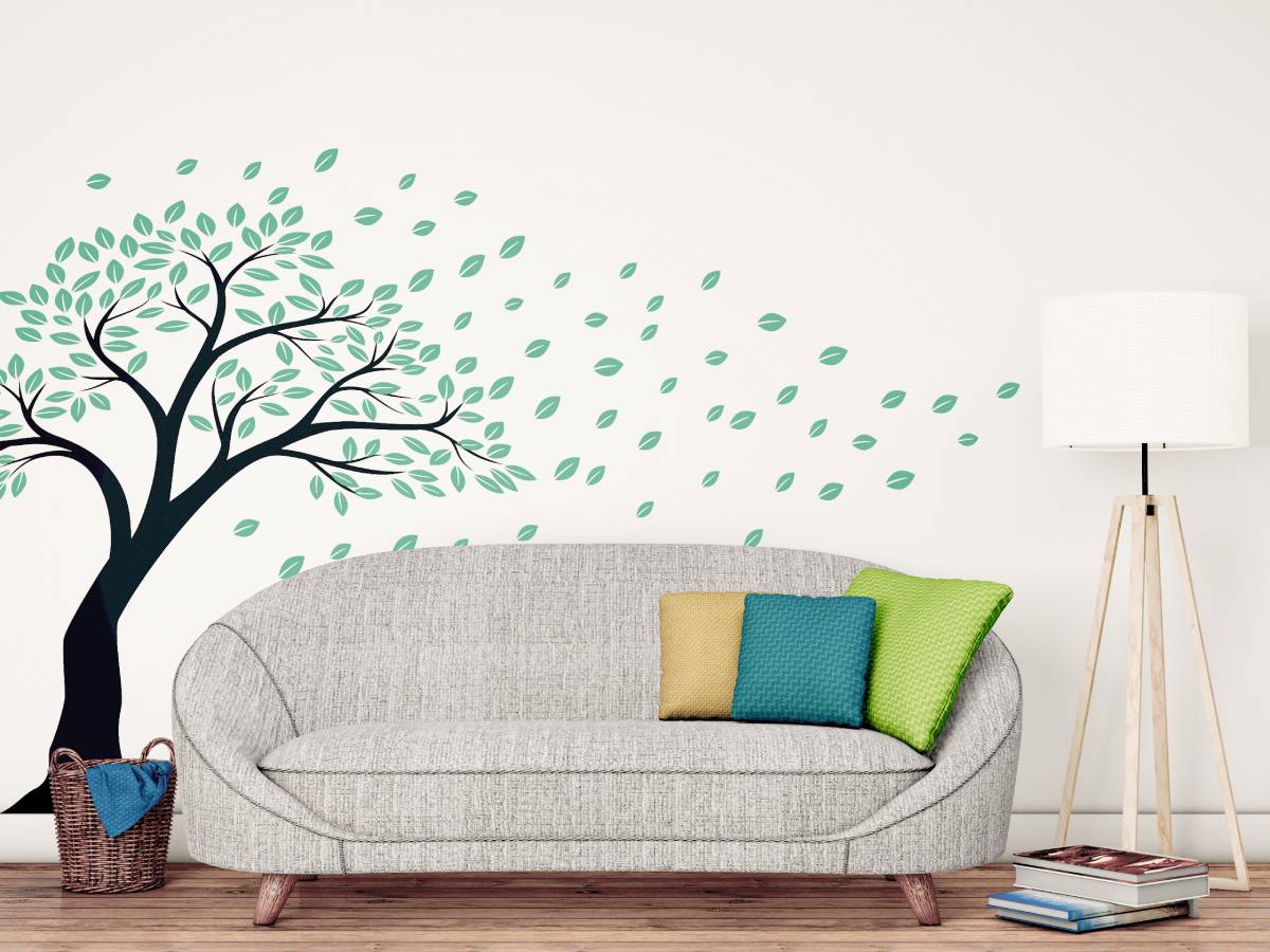 Wallpaper, like custom living room decals, near Sarasota, Florida (FL) from Beginning to End
