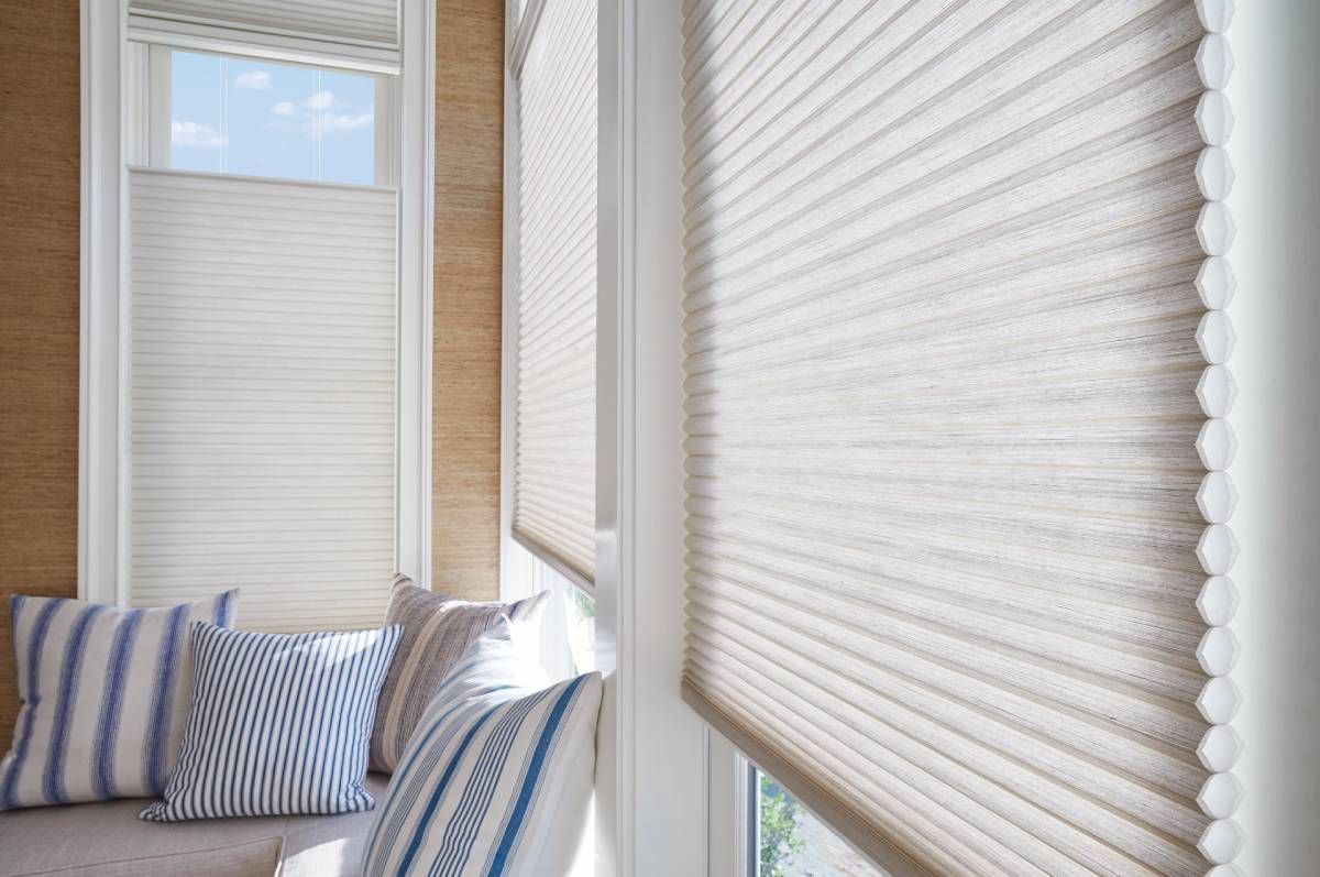 Woven Wood Shades In Living Room near Sarasota, FL