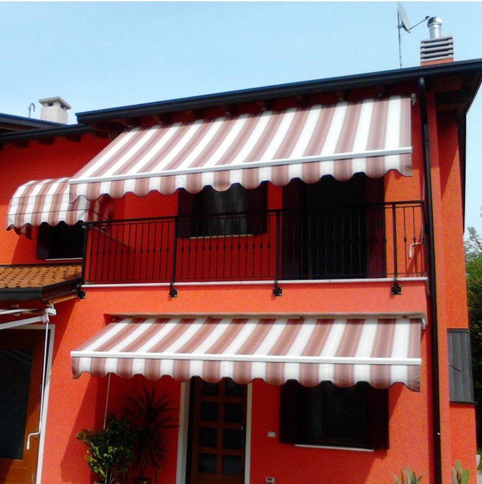 Balconi con tende