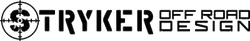 Logo for Stryker Off Road Design, with crosshairs over an 