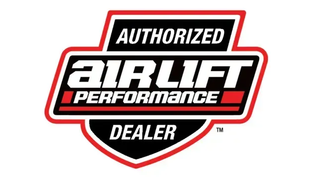 Authorized Air Lift Performance dealer logo in red, black, and white.