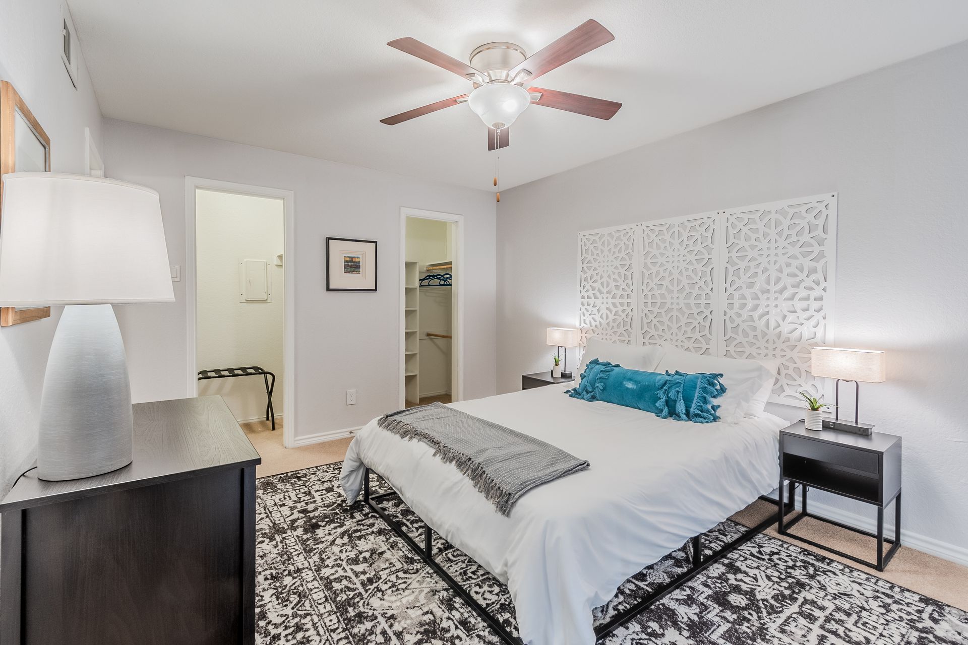 Photo of a master bedroom