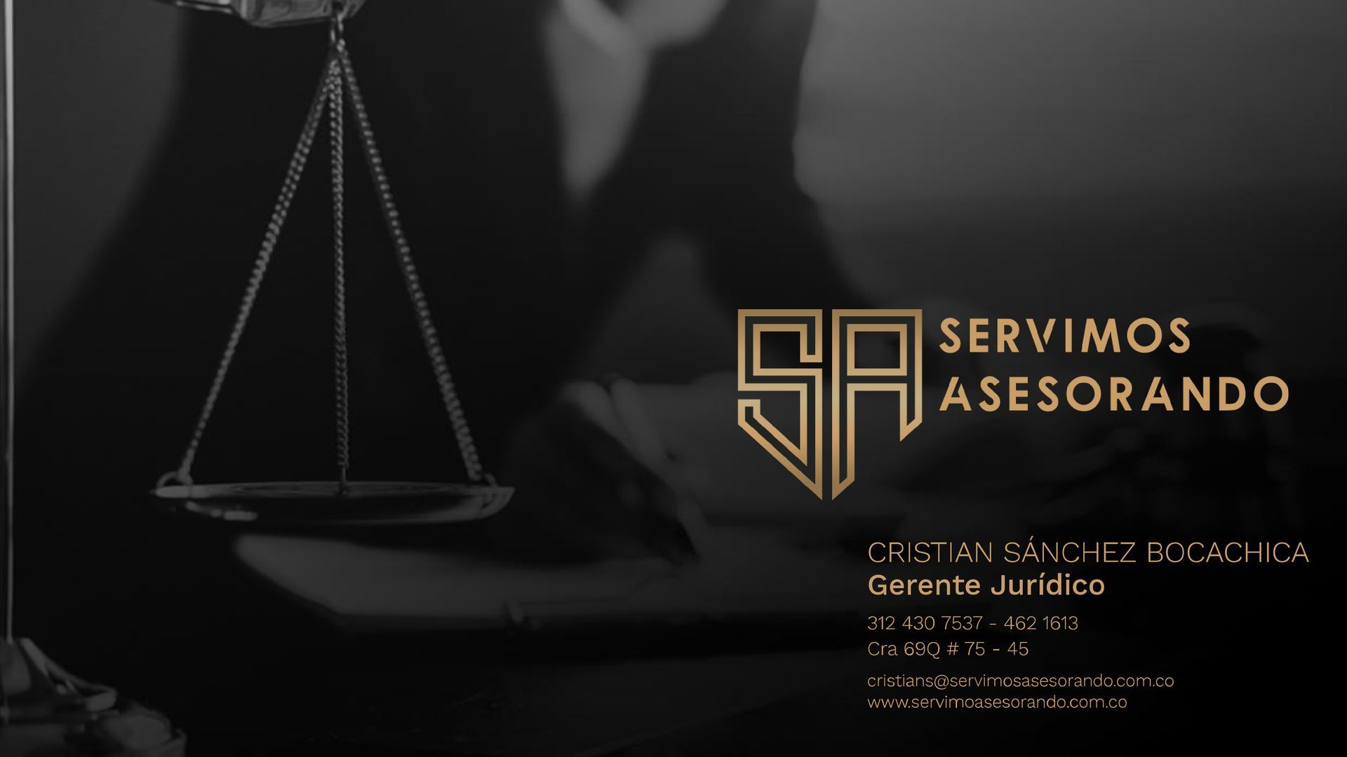 logotipo servimos asesorando