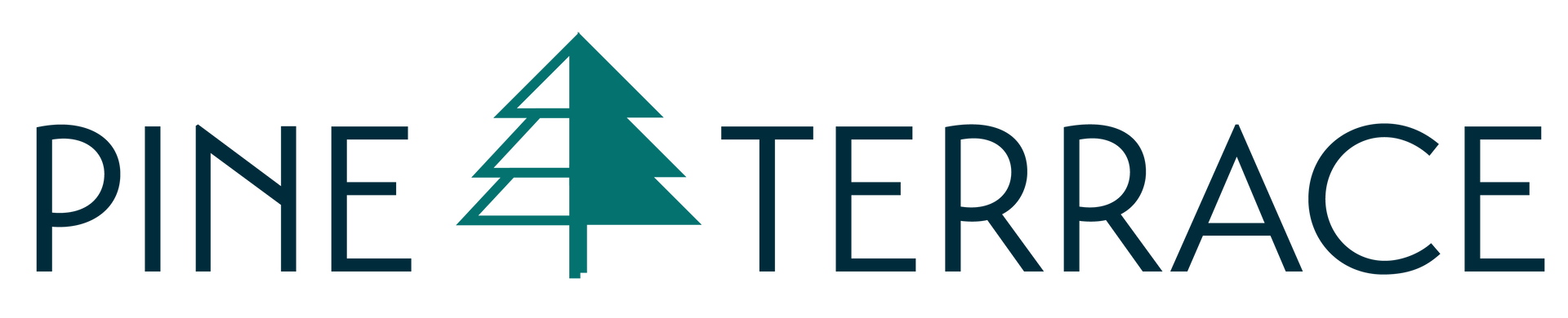 Pine Terrace logo with a stylized pine tree.