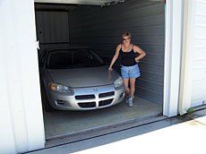 car in storage unit
