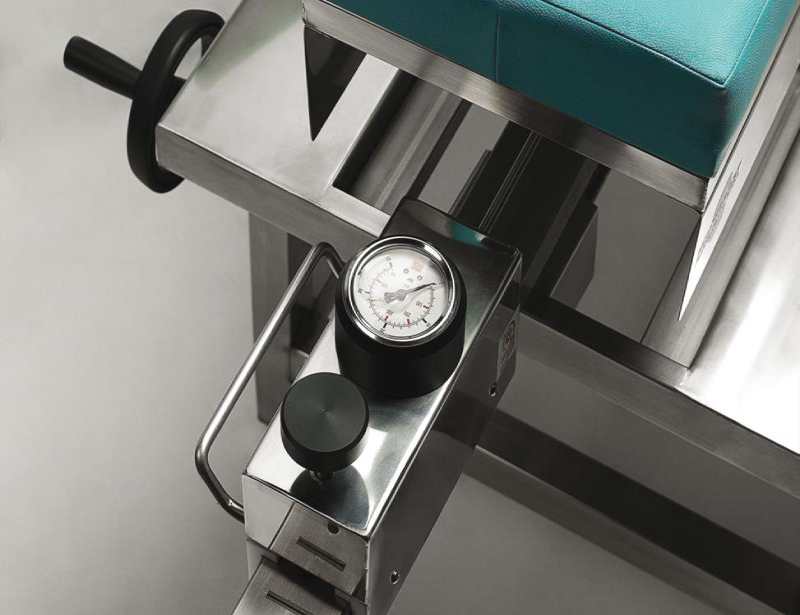 Dettaglio lettino Massotrax