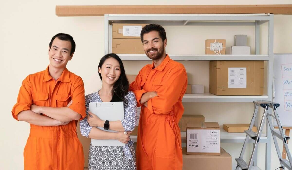 Moving Company Teamwork