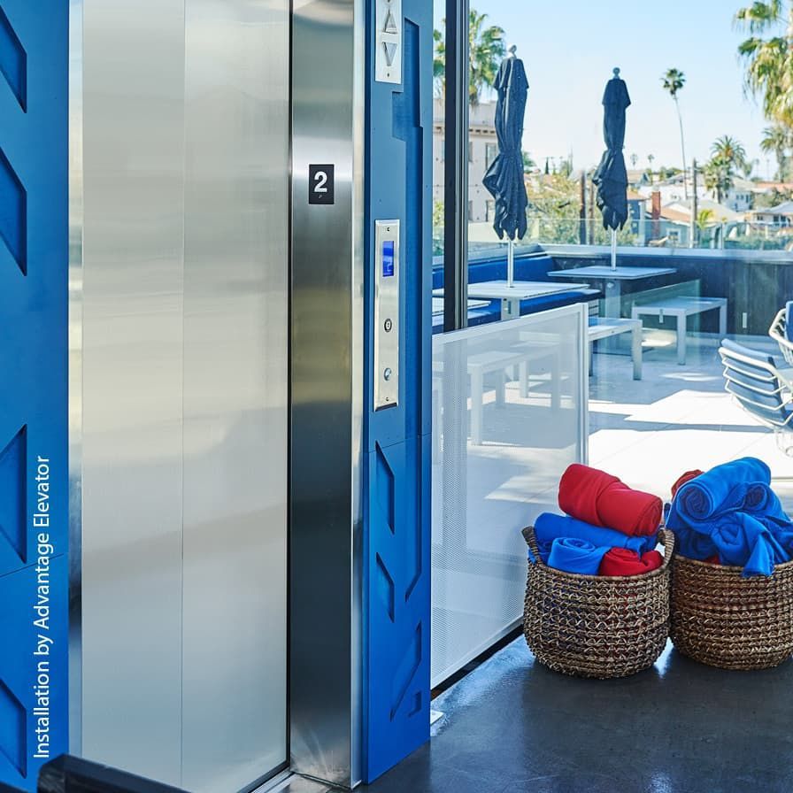 An Elevator with The Number 2 on It — Master Lifts Cairns in Cairns, QLD
