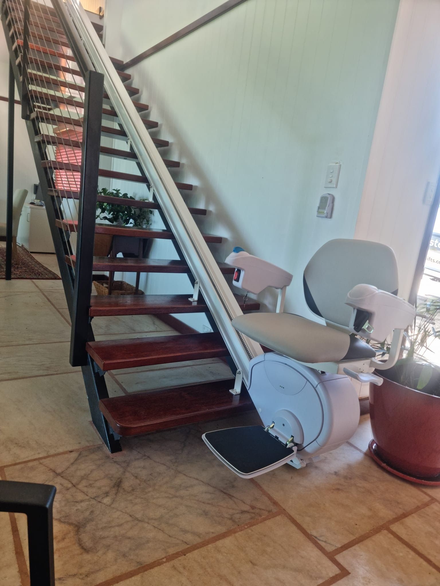 Chair Lifts Installed in Staircase