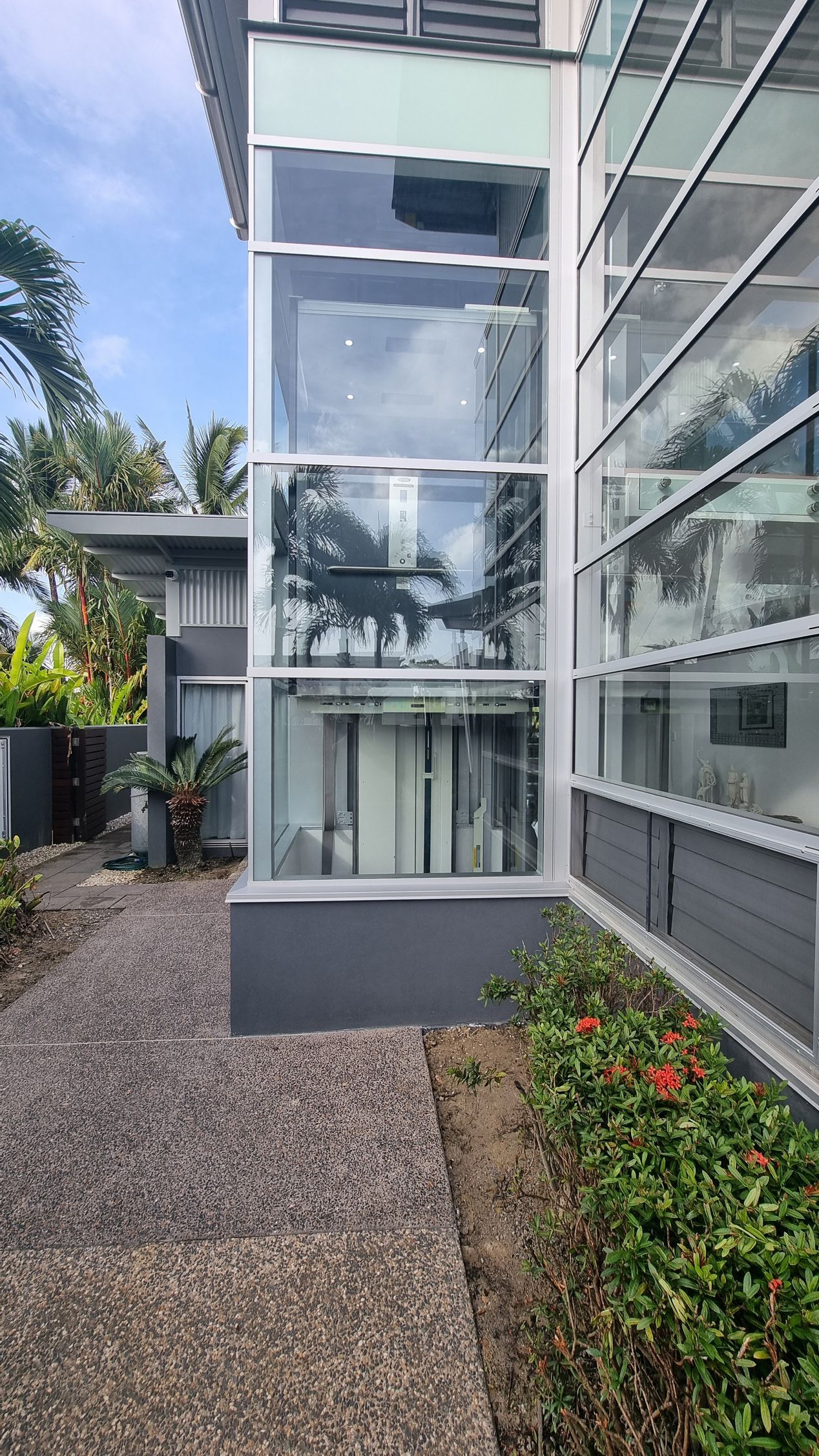 Wheelchair Lift Near Stairs — Master Lifts Cairns in Atherton Tablelands, QLD