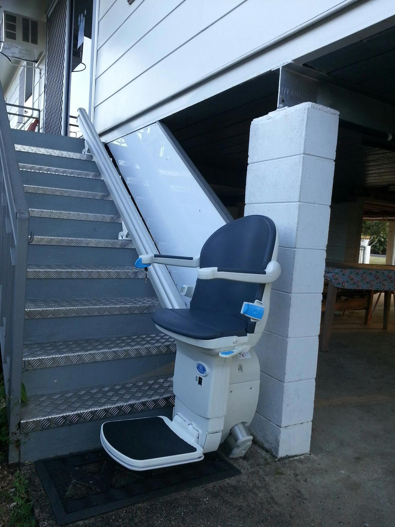 Stairlift Installed Outside