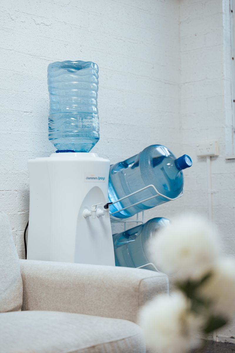 Office Water Cooler and Spring Water bottles by Summer Springs