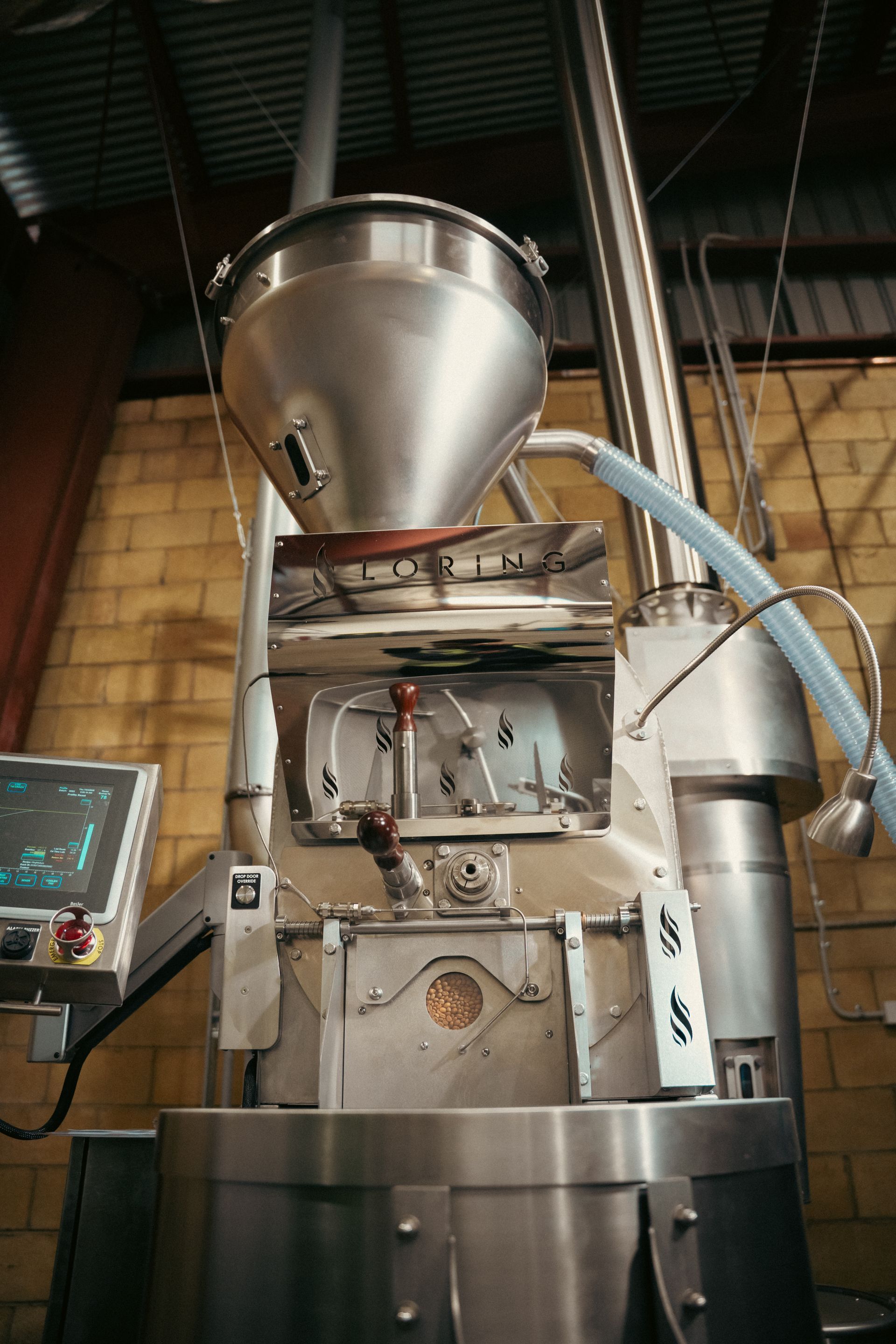 Coffee Bean Roasting House coffee being Roasted in Dubbo