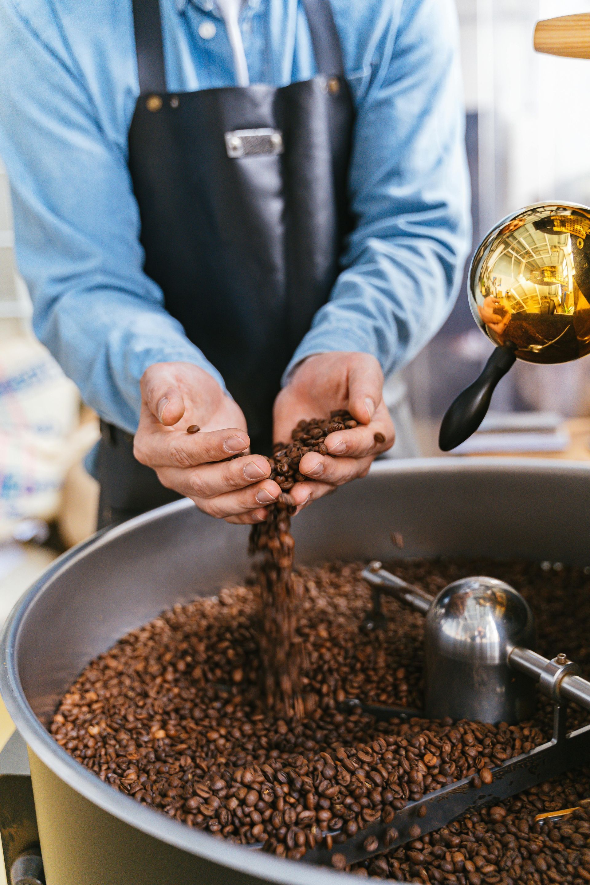 Coffee Bean Roasting House coffee being Roasted in Dubbo