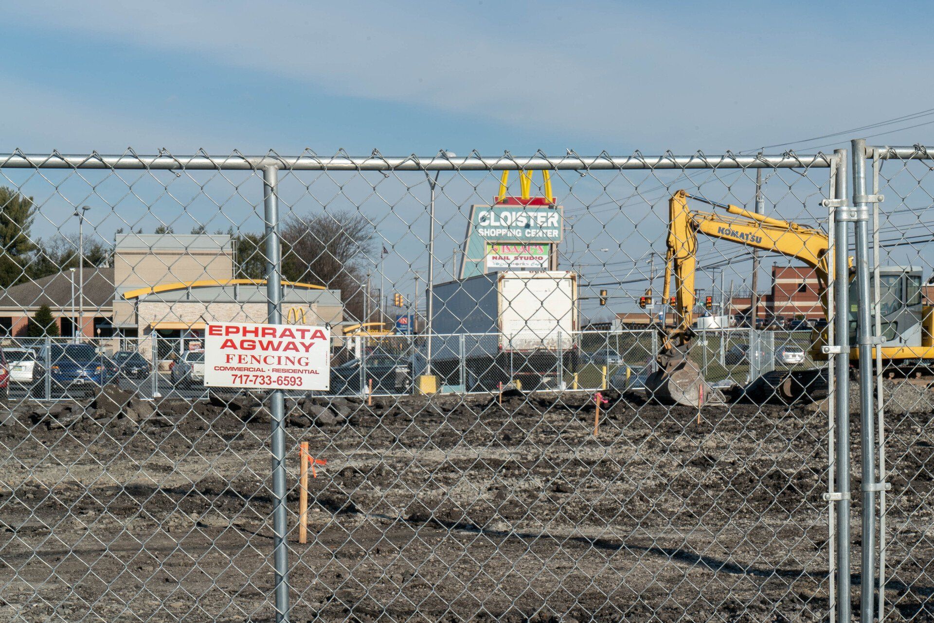 Iron Fence In Commercial Lot — Ephrata, PA — Ephrata Agway