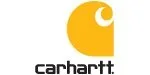 Carhartt logo: yellow half-circle with a white C, and the word 